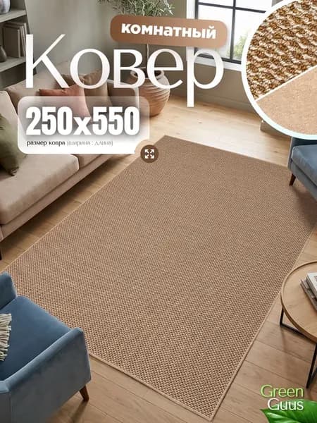 Коврик комнатный 250х550