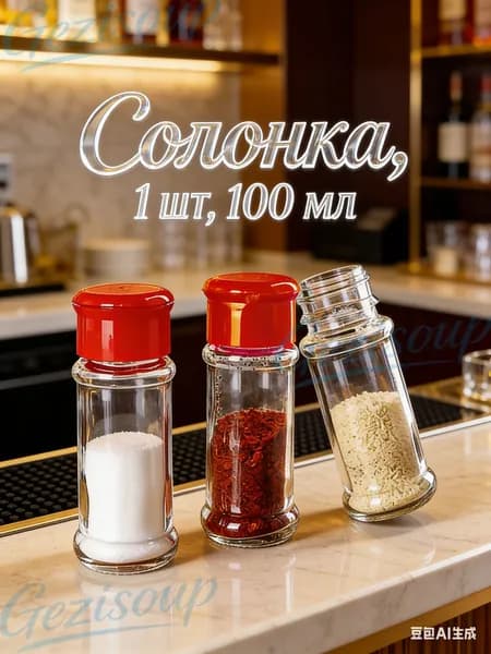Банка для сыпучих продуктов 100 мл 1 шт пластик