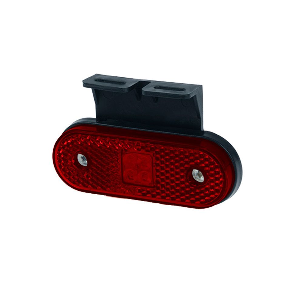 Фонарь габаритов 100-02-1 24V LED с кронштейном, красный