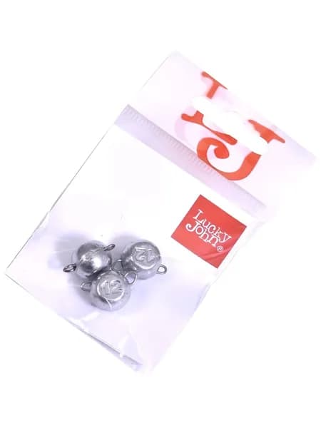 Груз-головки разборные Lucky John BALL 12 гр, 3 шт