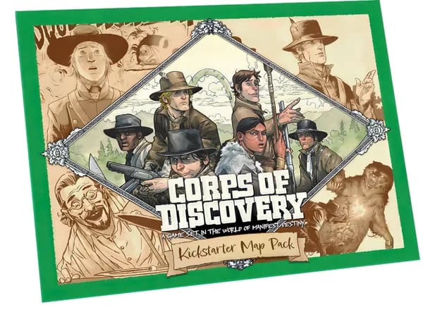 Kickstarter Maps, дополнительные карты местности для настольной игры Корпус Открытий