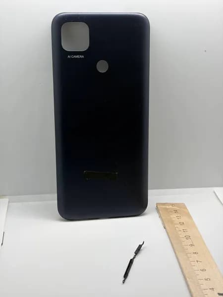 Задняя крышка для Xiaomi Redmi 9C Полуночный серый Midnight Gray + Кнопки громкости и включения
