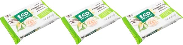 Eco Botanica Зефир с ванильным вкусом и витаминами, 250 г, 3 шт