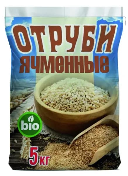 Отруби ячменные корм сухой для животных,грызунов свиней курей прикормка