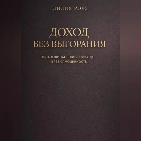 Доход без выгорания. Путь к финансовой свободе через самоценность | Роуз Лилия | Электронная аудиокнига