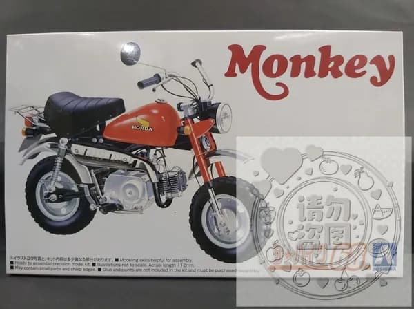 Сборная модель мотоцикла 06434 Z50J-1 Monkey '78, 1/12, с хромированными деталями