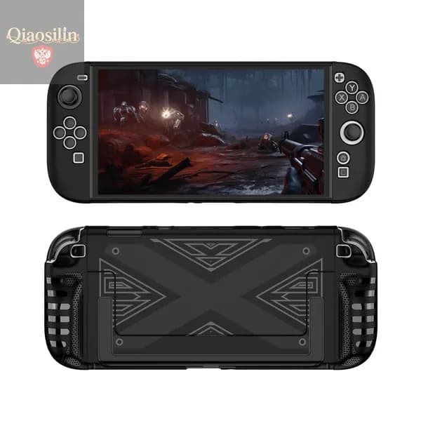 чехол TPU+PC для Nintendo Switch 2, X-образный узор, точная посадка
