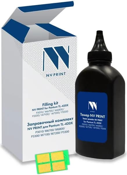 Заправочный комплект NV PRINT для принтеров Pantum с чипом, NV-ZKTL-420X
