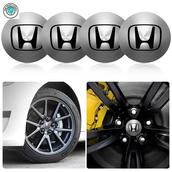 4 штуки хонда (Honda) серебристый автомобильных колпачков для ступиц диаметром 56 мм