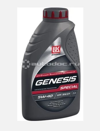 ЛУКОЙЛ (LUKOIL) Масло L GENESIS SPECIAL 5W40 нк. 1л 5W-40 Масло моторное, Синтетическое, 1 л