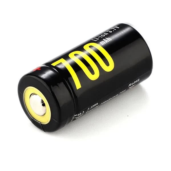 Soshine Аккумуляторная батарейка 16340 (Tenergy 30200, R123, CR123), 3,7 В, 700 мАч, 1 шт