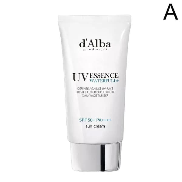 d'Alba Содержит экстракт белого трюфеля солнцезащитный крем для лица Waterfull Essence Sun Cream (SPF 50+) 50мл