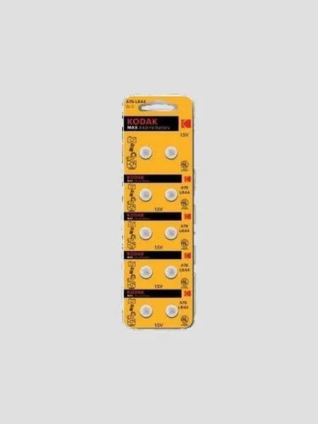Kodak AG13 -LR44 5x2 (G13 / LR1154 / LR44 / 76A / A76 / 357A) BL10 Батарейка
