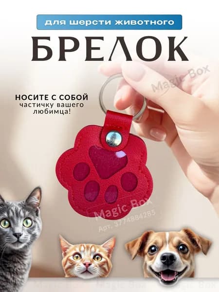 Брелок для ключей. Брелок для шерсти кота, собаки (животного)