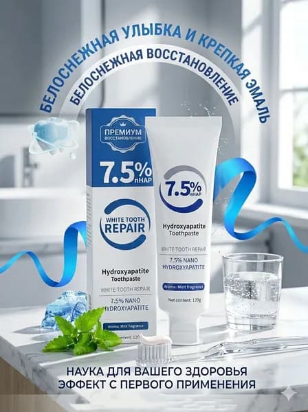 Зубная паста премиум-класса с гидроксиапатитом MSDRWIKEY