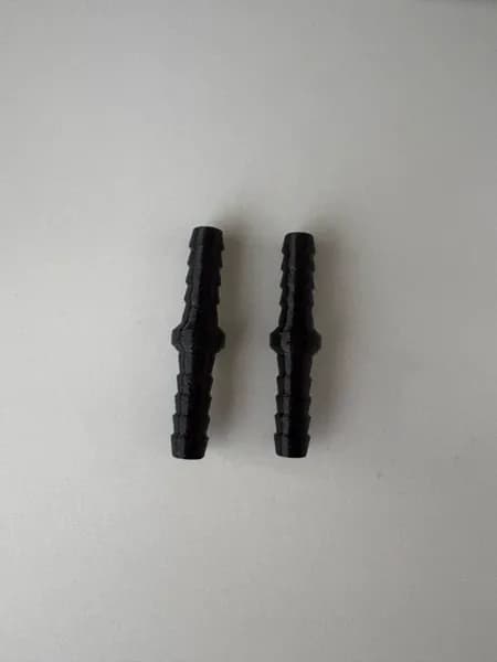Переходник для шланга  1/4", 1/4" пластик 2 шт