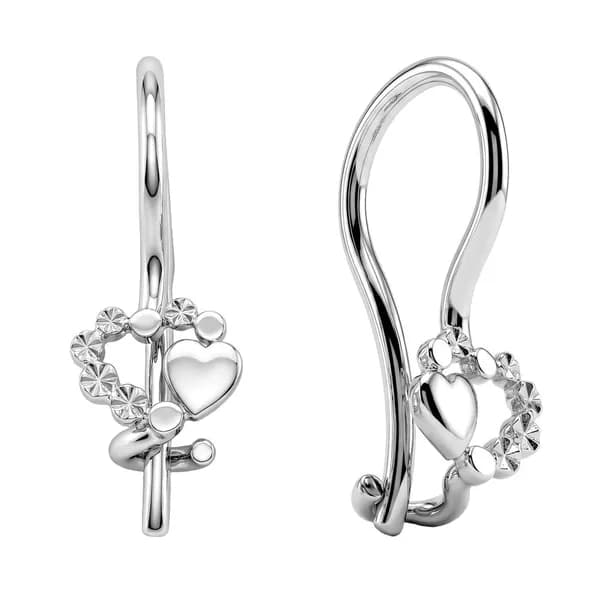 Серьги детские серебро 925 пробы 585GOLD