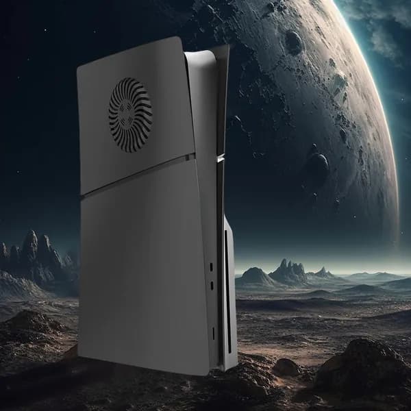 Чехол для игровой консоли PS5 Slim, модель 2.0 с системой охлаждения и защитой от царапин