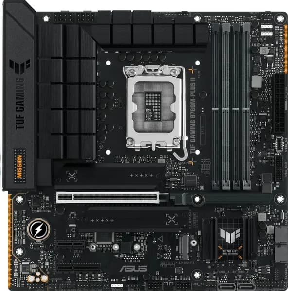 ASUS TUF GAMING B760M-PLUS II, LGA 1700, DDR5, Материнская плата