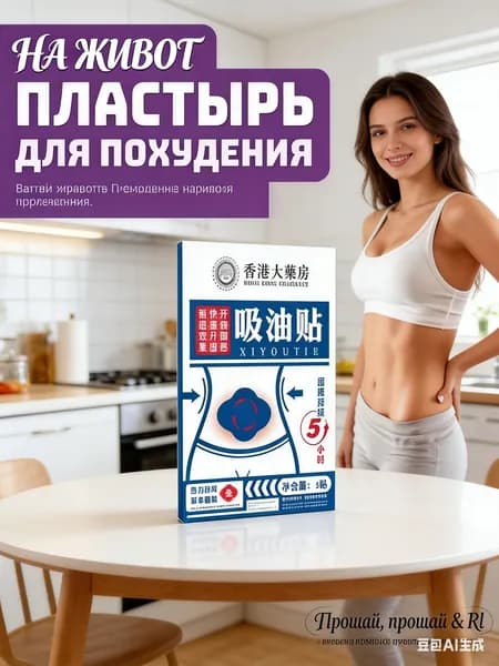 Пластырь для похудения 10см Х 120 см