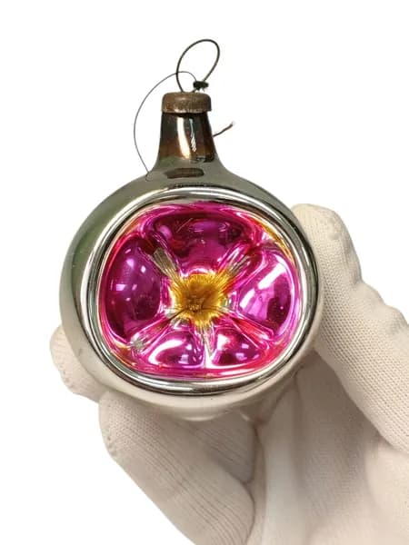 Советская ёлочная игрушка, Прожектор,сделано в СССР.