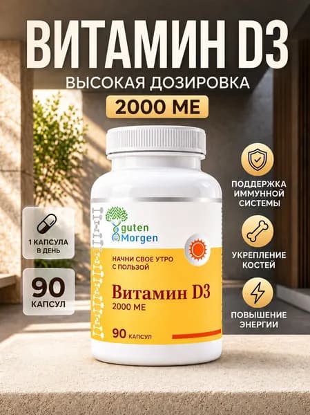 Биологически активная добавка к пище "ВИТАМИН D3 (VITAMIN D3)
