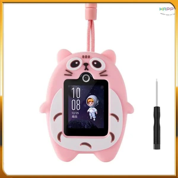Защитный бампер-чехол Protect из тончайшего и прочного силикона для HUAWEI WATCH KIDS 4 Pro с противоударными свойствами С шейным ремешком