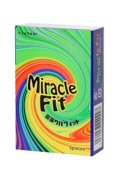 Презервативы тонкие контурные  Sagami Miracle Fit/5 шт
