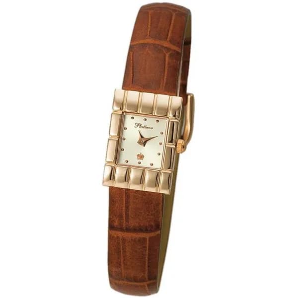 Женские золотые часы Platinor Линда, арт. 90150.201