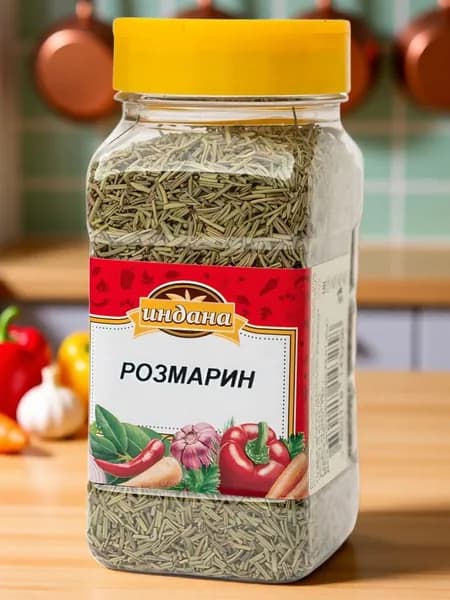 Розмарин сушеный зелень 140 г. сушеные овощи для супа и мяса Индана