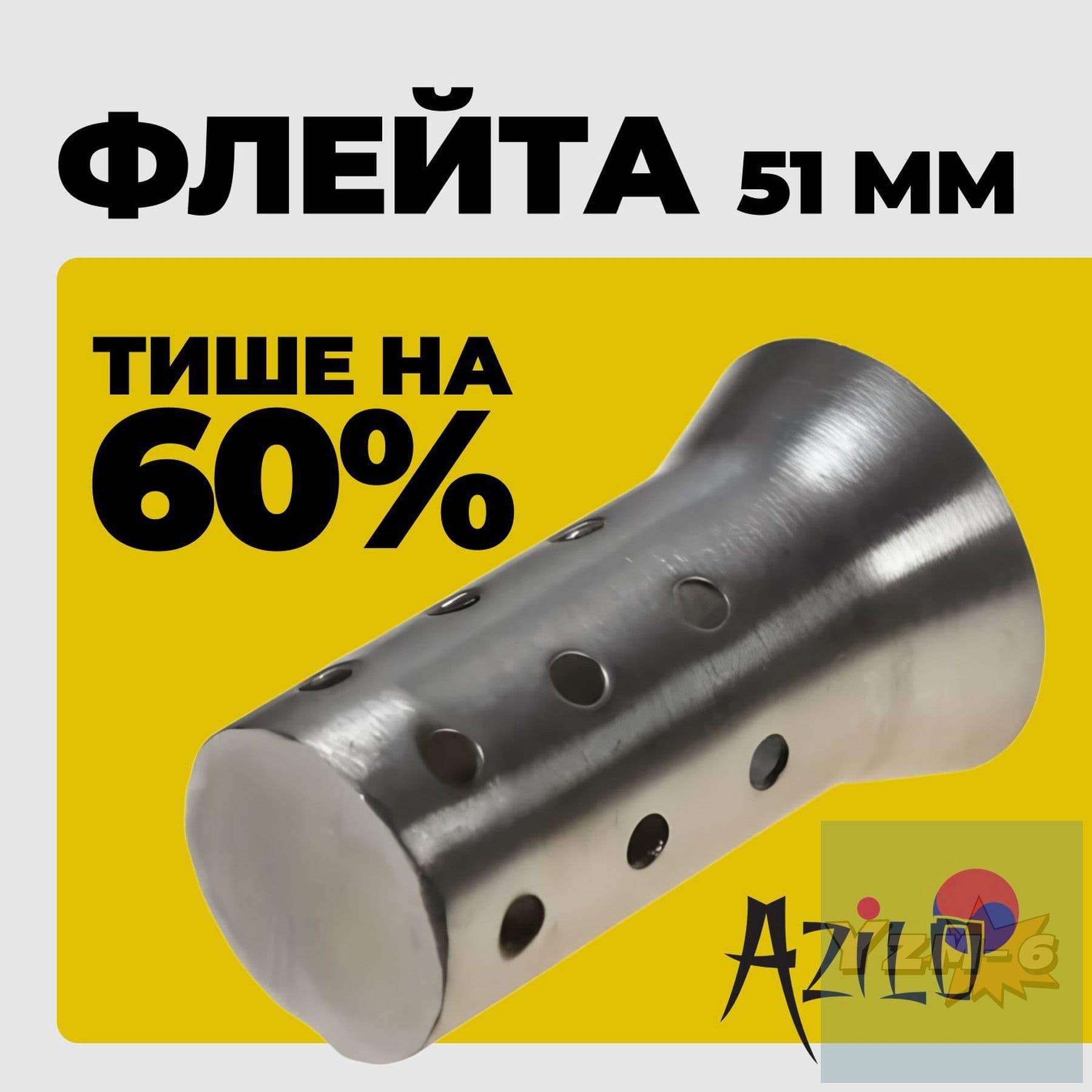 Глушитель, диаметр 51 мм арт.5118357133308