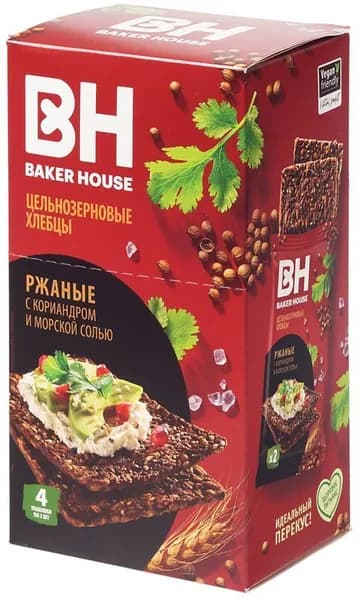 Хлебцы ржаные скандинавские 180г