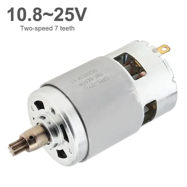GRS775 7 зубьев DC 21V двигатель15000 об/мин для электрического ключа аккумуляторной дрели электроинструмент
