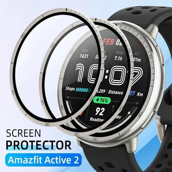 Полное покрытие защитной пленки совместимые Amazfit Active 2