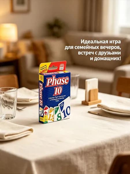Премиумверсия карточной игры Phase 10 для семьи