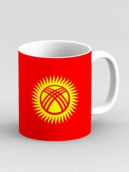 Кружка "Флаг Киргизии. Кыргызстан "