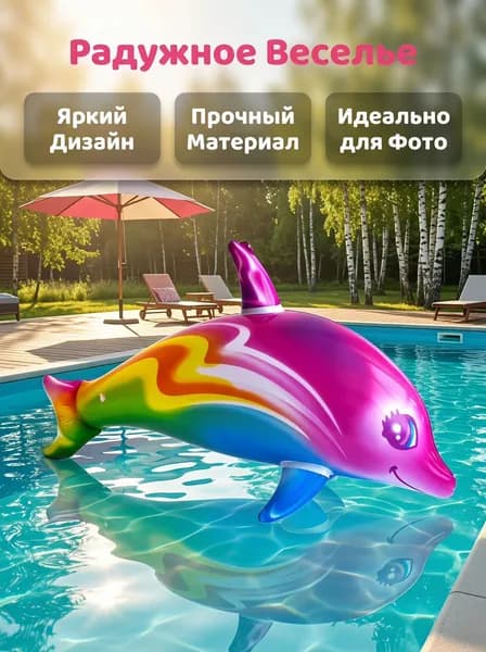 Надувные игрушки для дельфин, реквизит для вечеринок у бассейна, 85cm, 1шт