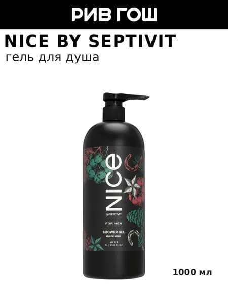 NICE by SEPTIVIT Гель для душа NICE by SEPTIVIT Mystic Wood муж., 1 л