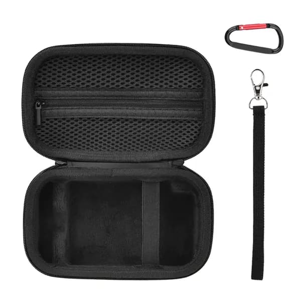 Чехол для DJI Action 6/5/4 с Bluetooth-пультом, черный, из ПУ и ЭВА
