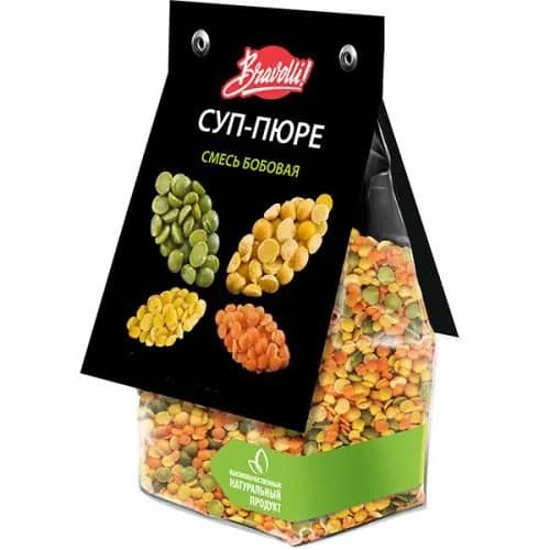 Bravolli Смесь для супа Бобовая суп-пюре, 350 г