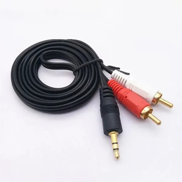 Для RCA к 3,5 мм Aux Мини-наушники 2x Кабель Двойной аудиокабель Phono 1,5 метра