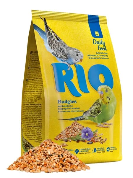 Корм для птиц RIO для волнистых попугайчиков основной 1кг