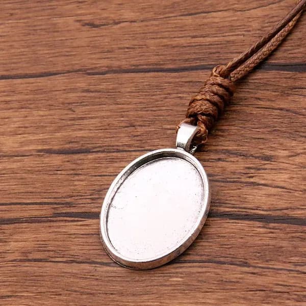 1PCS Нижняя опора серебряного ожерелья 18*25 мм
