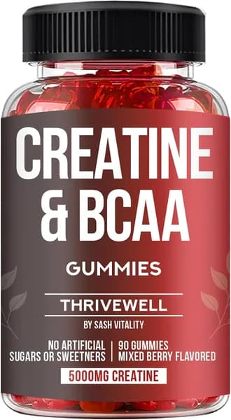 SASH Vitality Креатин моногидрат Gummies 5000 мг с 1000 мг