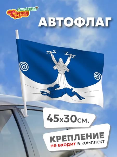 Флаг 45x30 Ляскельское (Карелия)