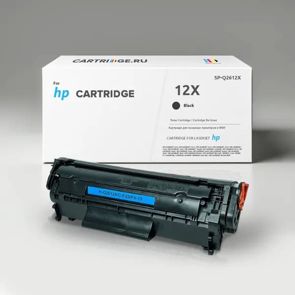Картридж SP Q2612A / HP 12A увеличенный ресурс, черный для HP, Solution Print