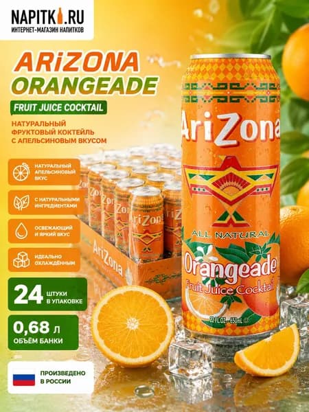 Arizona Orangeade 0,68л./24шт.