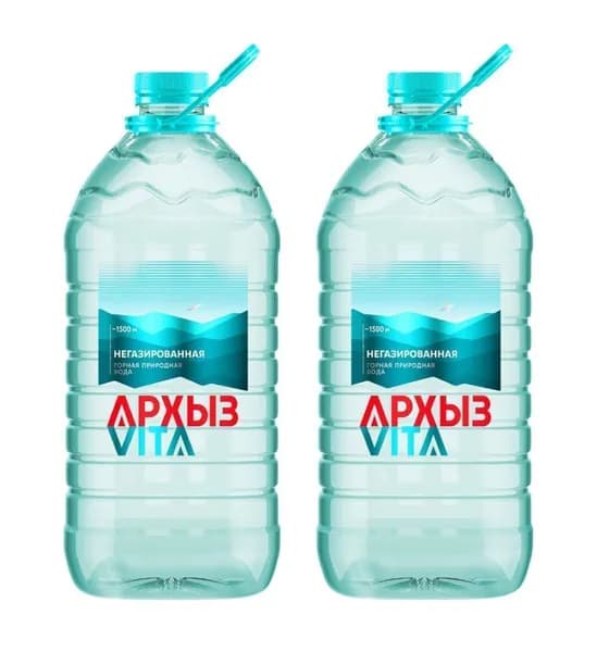 Минеральная вода Архыз 2 шт. по 5 л