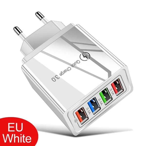 Зарядное устройство MyPads 4USB для мобильного телефона, быстрое зарядное устройство для планшета зарядное устройство для путешествий