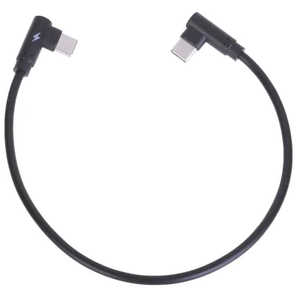 Кабель для мобильных устройств USB Type-C/USB Type-C, 0.3 м, черный матовый